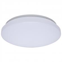  62/1850 - 11 Inch LED Cloud Fixture; 12.5 Watts; 27K/30K/35K/40K/50K CCT Selectable; Round Shape; White