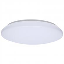  62/1853 - 14 Inch LED Cloud Fixture with Sensor; 17 Watts; 27K/30K/35K/40K/50K CCT Selectable; Round Shape;