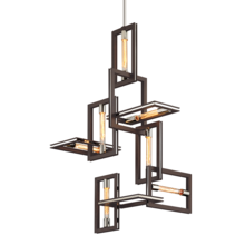  F6187-TBZ/SS - Enigma Chandelier