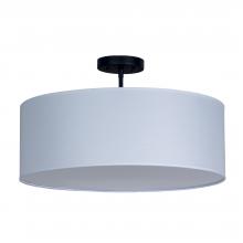 Lighting by CARTWRIGHT D624BK-18WH - Collins Pendant