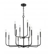 Lighting by CARTWRIGHT TRC4712BK - Ellsworth Chandelier