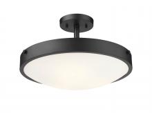 Lighting by CARTWRIGHT TRS1020BK - Jasper Semi-Flush Mount