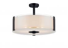 Lighting by CARTWRIGHT TRS1216BK - Maria Semi-Flush Mount