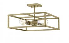 Lighting by CARTWRIGHT TRS1416PG - Frank Semi-Flush Mount