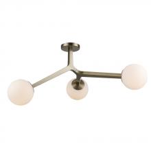 Lighting by CARTWRIGHT 11633 AG - Felix Semi-Flush Mount