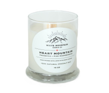 Lighting by Cartwright PROSECCO+RASPBERRY10 - Heart Mountain Soy Wax Candle - Prosecco & Raspberries