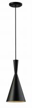  IPL183B01BK - Rocco, 1 Lt Cord Pendant, Aluminium, 100W Type A, 7 1/4" W x 64 3/4" H