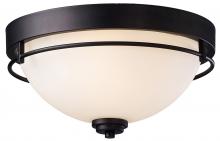  IFM421A15ORB - Somerset 3 Light Flush Mount, Bronze Finish