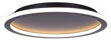 Canarm LFM279A20BK - GAVYN 20 in. 1 Light Integrated LED Black Modern Flush Mount