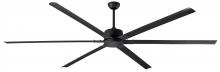  CP120BK - 120" Black Industrial Ceiling Fan with Downrod Mount