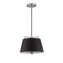  PF263-BLK/SN - 1 LIGHT PENDANT