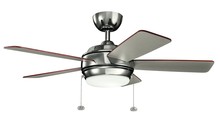  330171PN - Starkk™ LED 42" Fan Polished Nickel