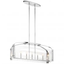  52023CH - Pytel™ 7 Light Linear Chandelier Chrome