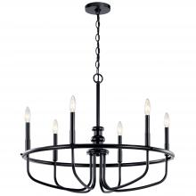  52304BK - Chandelier 6Lt