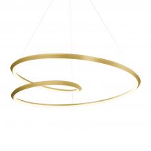 Kuzco Lighting Inc PD22339-BG - Ampersand 39-in Brushed Gold LED Pendant