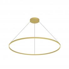  PD87160-BG - Cerchio 60-in Brushed Gold LED Pendant