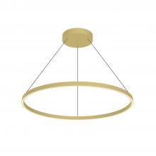  PD87736-BG - Cerchio 36-in Brushed Gold LED Pendant