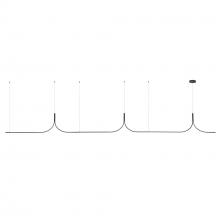 Kuzco LP17915-BK-UNV-010-RT - Thread 15-ft Black LED Linear Pendant