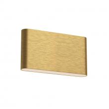 Kuzco AT68010-BG-UNV - Slate 10-in Brushed Gold LED Wall Sconce
