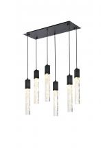  2088D32BK - Aurora 32 inch Pendant in Black