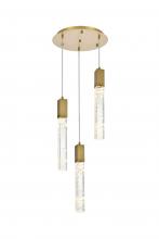  2089D16SG - Aurora 16 inch Chandelier in Satin Gold