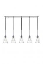  LD4047D46C - Auspice 5 light chrome Pendant