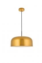  LD4074D16SG - Etude 1 light satin gold Pendant