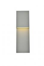  LDOD4001S - Raine Integrated LED wall sconce in silver