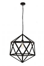  LDPD2111 - Redmond Collection Pendant D19.7 H22.6 Lt:1 Black Finish