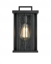  OD357W12BK - Sedgley 7 inch Outdoor Pendant in Black