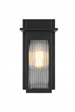  OD364W11BK - Fletcher 7 inch Outdoor Pendant in Black