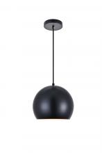  LD2404BK - Kasey 1 Light Black Pendant