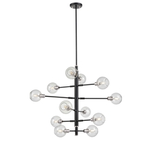  DVP20849SN+GR-CL - Ocean Drive 12 Light Foyer