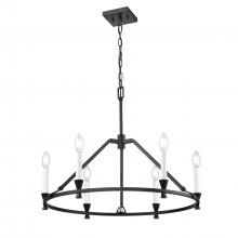  DVP37126EB - Carisbrooke 26" Chandelier, Black