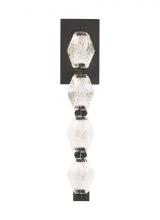  700WSCLR15BZ-LED930 - Sean Lavin Collier 1-light dimmable LED wall sconce with dark bronze finish and crystal shade