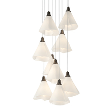  131102-SKT-LONG-14-SH1987 - Mobius 9-Light Pendant