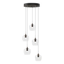 Hubbardton Forge - Canada 131123-SKT-STND-05-ZM0709 - Ume 5-Light Pendant