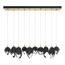 Hubbardton Forge - Canada 131145-SKT-LONG-86-BP0756 - Chrysalis 10-Light Mixed Crystal Pendant