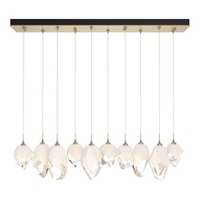 Hubbardton Forge - Canada 131145-SKT-LONG-86-WP0756 - Chrysalis 10-Light Mixed Crystal Pendant