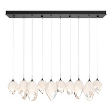 Hubbardton Forge - Canada 131145-SKT-LONG-89-WP0756 - Chrysalis 10-Light Mixed Crystal Pendant