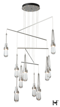  131149-SKT-STND-82-ZM0434 - Link 10-Light Clear Glass Mobile Pendant