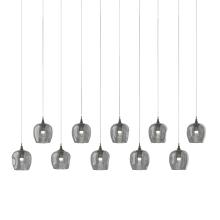  131203-SKT-LONG-07-YL0709 - Ume 10-Light Pendant