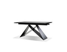  DTATHEWSLAT - DOUBLE EXTENSION DINING TABLE IN SLATE GREY