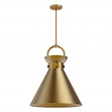  PD412018AG - Emerson 18-in Aged Gold 1 Light Pendant