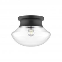  FM464012MB - Marcel 11-in Matte Black 1 Light Flush Mount