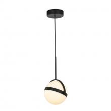  PD301001MB-UNV - Globo 7-in Matte Black LED Pendant