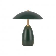  TL437409PGN - Poppy 9-in Pine Green LED Table Lamp