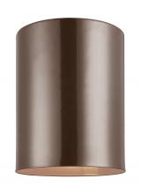 Visual Comfort 7813801-10 - Outdoor Cylinders One Light Outdoor Ceiling Flush Mount