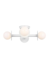 Visual Comfort KF1034MWT - Nodes Semi-Flush Mount