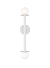 Visual Comfort KWL1012MWT - Nodes Double Sconce